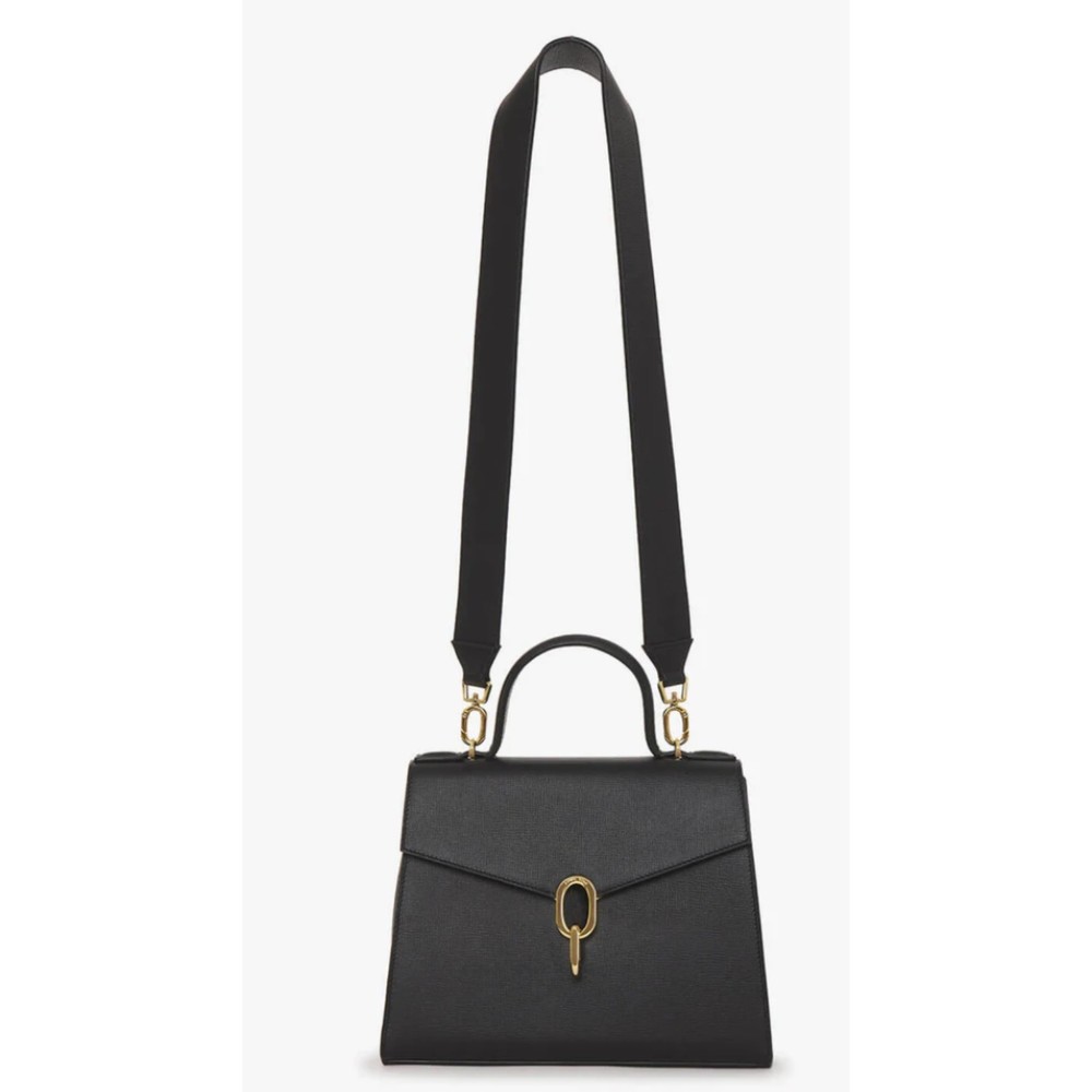 Anine Bing Black Leather Dana Bag Crossbody